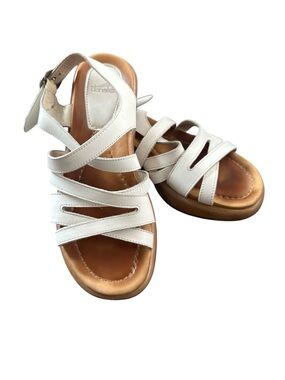 Dansko White Leather Strappy Sandals Womens size EU 40 US 10